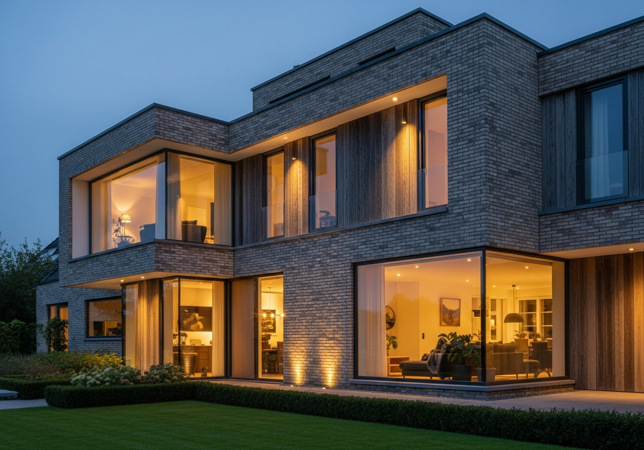 Modern Dutch family villa exterieur